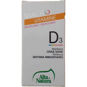 alta natura Macrovyt vitamina D3 60 compresse