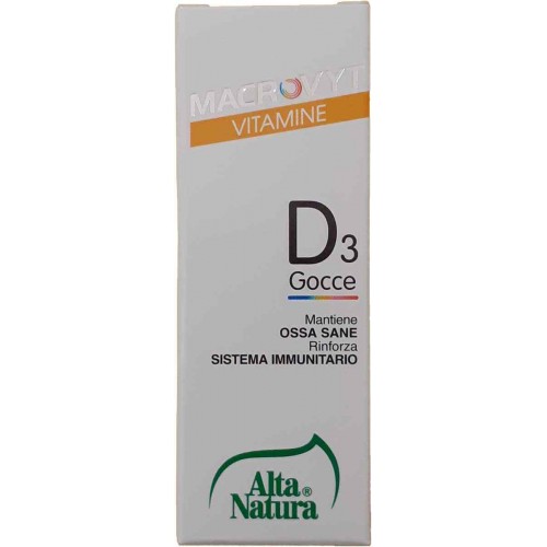 alta natura Macrovyt Vitamina D3 gocce 30 ml