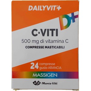 Massigen C viti masticabilr 500 mg 24 cpr