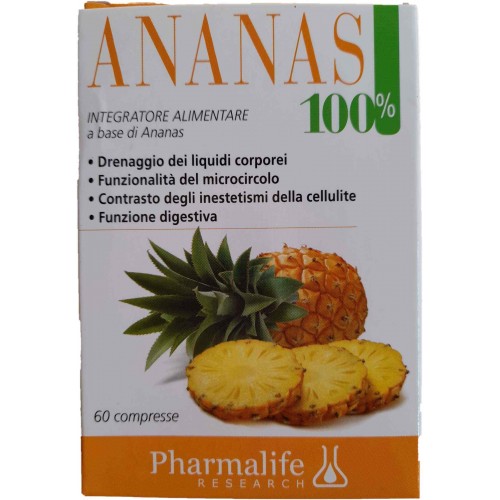 Pharmalife Ananas 100 60 Compresse Drenaggio Dei Liquidi