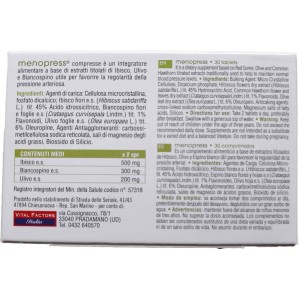 Farmaderbe Menopress 30 compresse 2