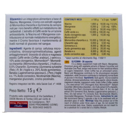 Farmaderbe Glycemin 30 capsule