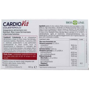 Bios line Cardiovis colesterolo 60 comnpresse 2