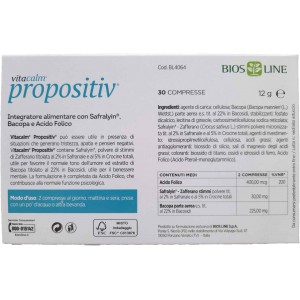 Bios line Vitacalm propositiv 30 compresse. 2