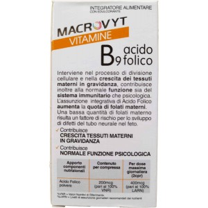 Alta natura acido folico b9 40 compresse 2