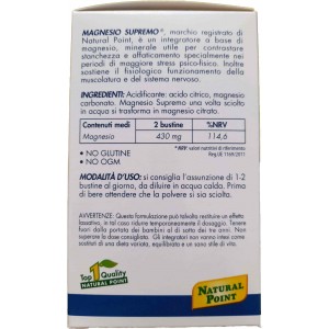 Magnesio Supremo 32 bustine natural point 2