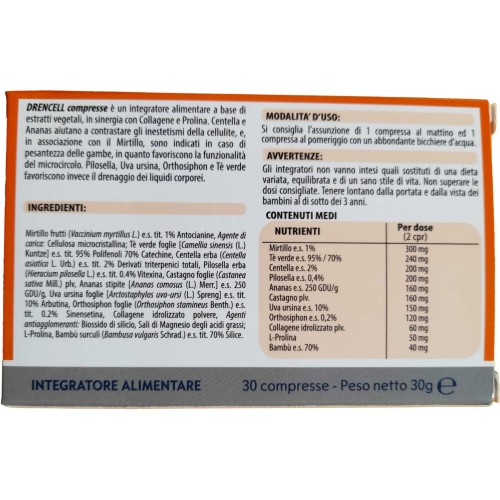 drencell ingredienti