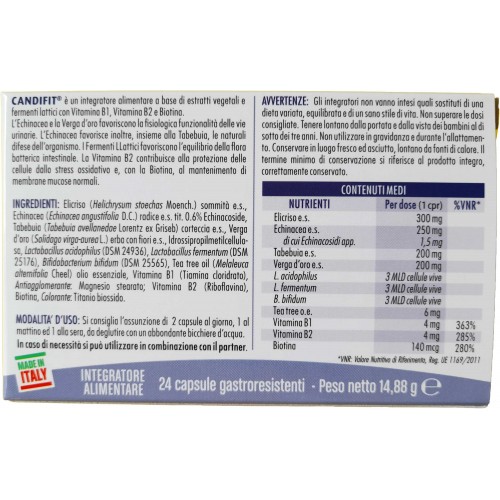 candifit integratore ingredienti