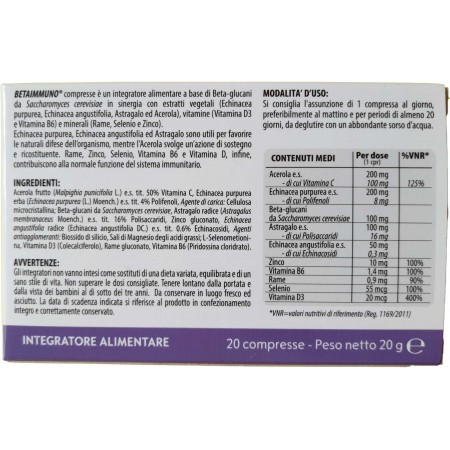 beta immuno ingredienti