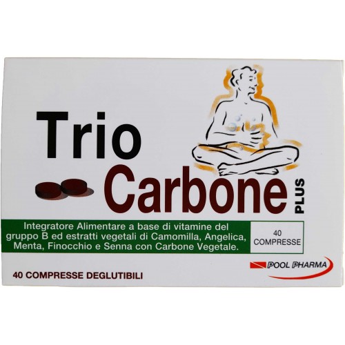 Trio carbone plus 40 compresse Pool...
