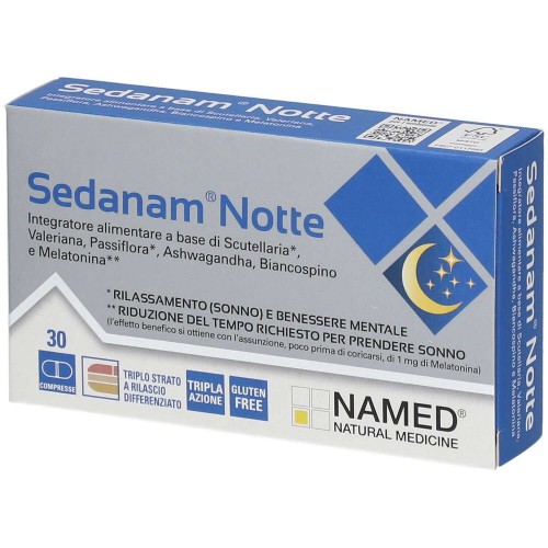 Sedanam notte 30 compresse Named linea rilassamento