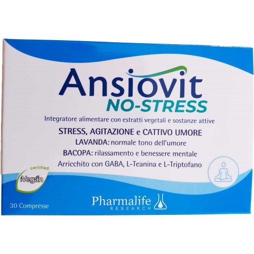 Ansiovit no stress 30 compresse Pharmalife