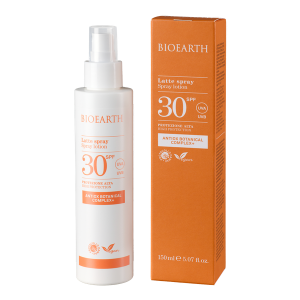 Bioearth latte solare spray media SPF30
