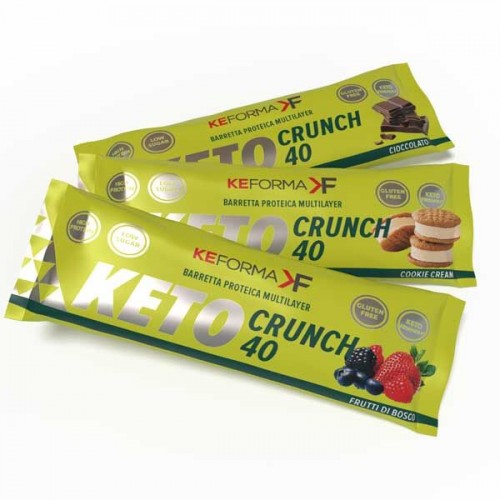 Keto crunch 40 barretta Keforma